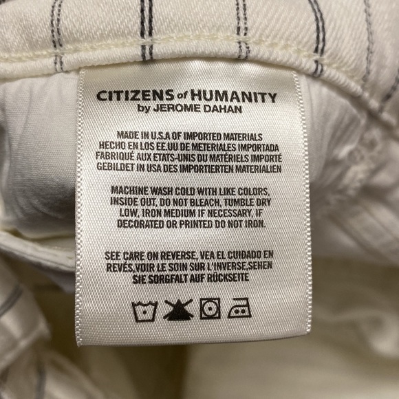 Citizens of Humanity Drew Fray High Rise Crop Flare - Picture 11 of 11